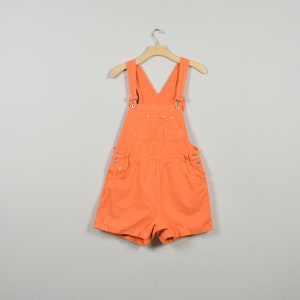 Orange Y2K S/M Denim Overalls