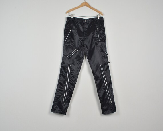 Punk Rock UK Black Bondage Pants Trousers from Tiger of