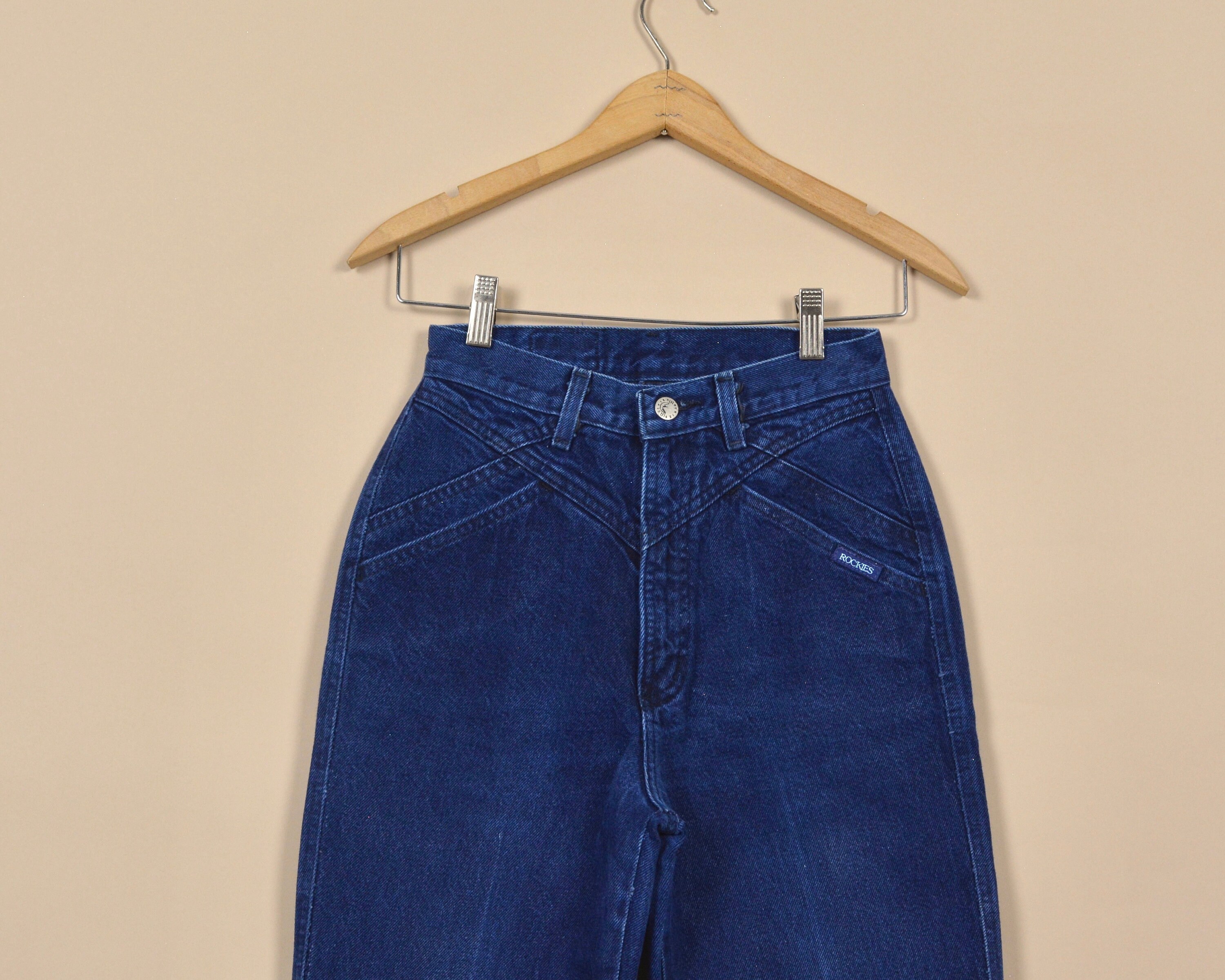 Rockies Size 24 High Rise Dark Wash 