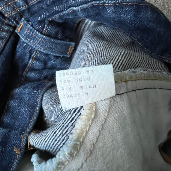 Levi's Dark Wash Vintage Denim Jeans - image 4