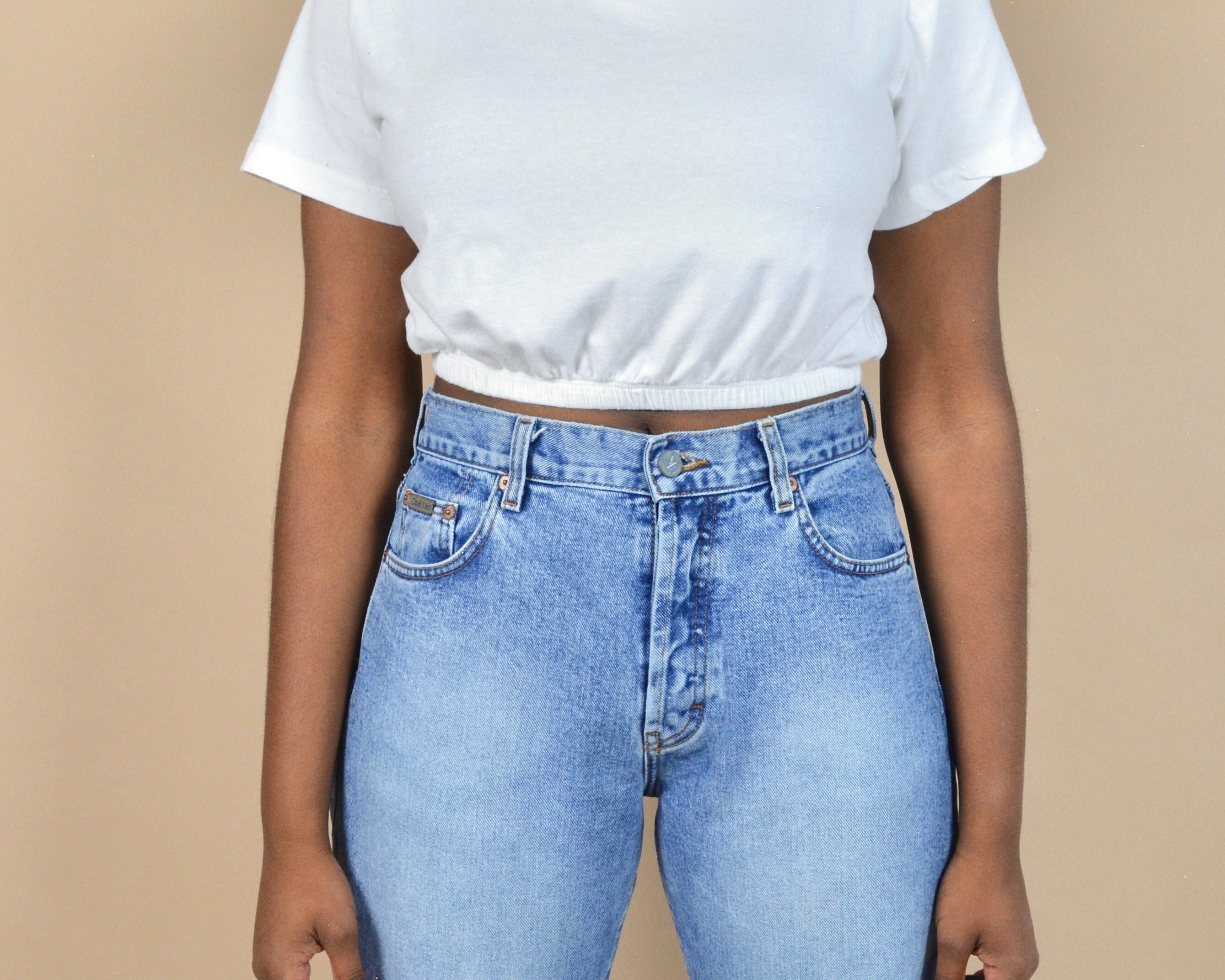 Ck Button Fly Jeans - Etsy