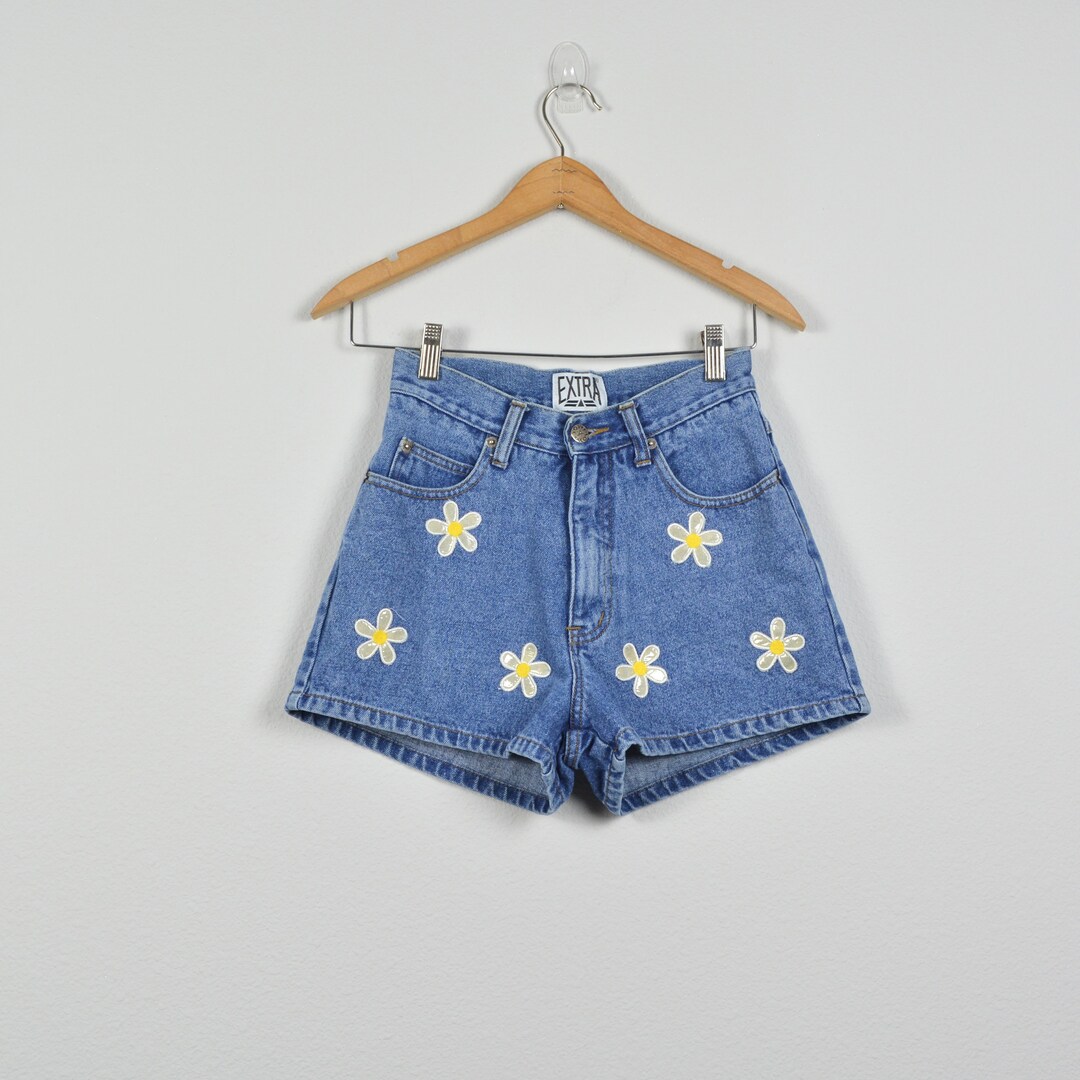 90’s Striped Denim Shorts by Carolina Bay Plus main image 0