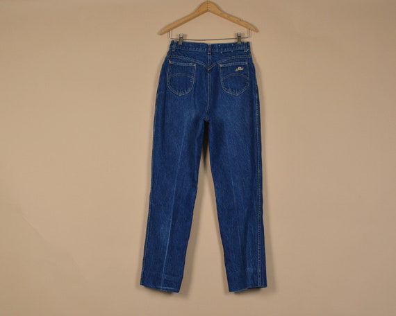 Chic Size 27 Dark Wash Vintage Denim Jeans - image 3
