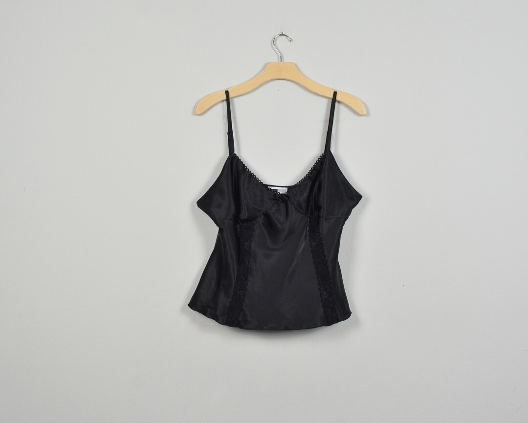 Black Y2K Chain Club Tank