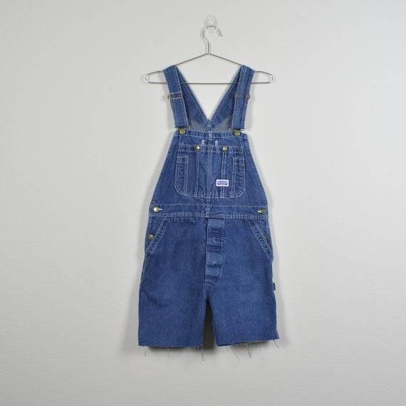 Big Smith Denim Cutoff Overall Shorts - image 1