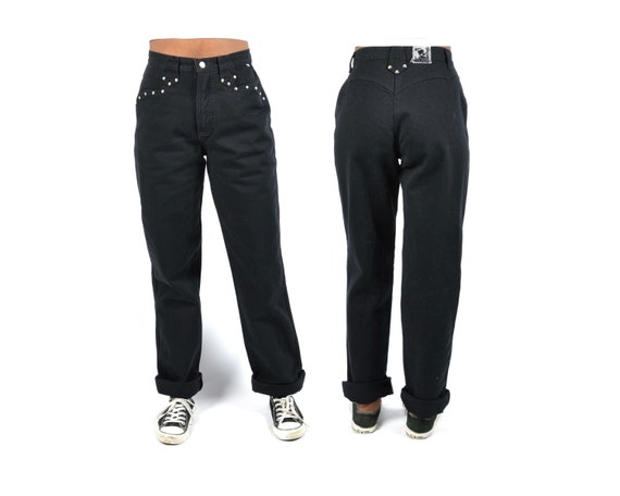 Rockies Size 27/28 High Rise Vintage Denim Black J
