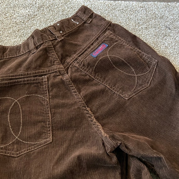 70s Brown Corduroy Vintage Pants - image 4