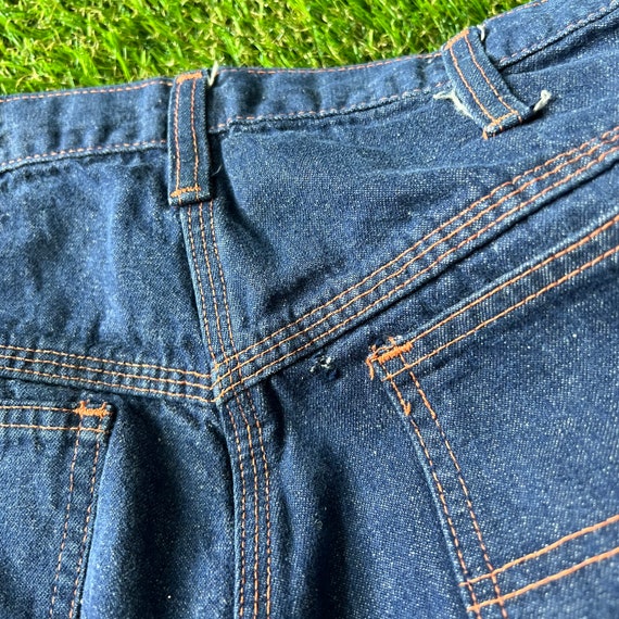 Wrangler Dark Wash Size 29 Vintage Denim Carpente… - image 4