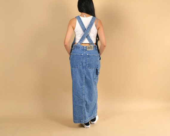 Levi's Silver Tab 90s Button up Overall Dress - Etsy