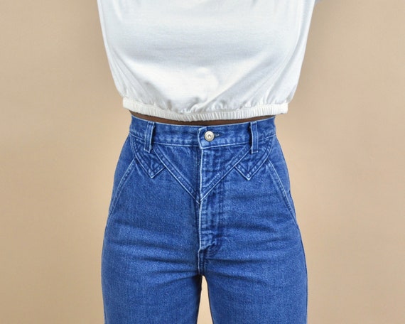 Wrangler Size 25 High Rise Vintage Denim Jeans
