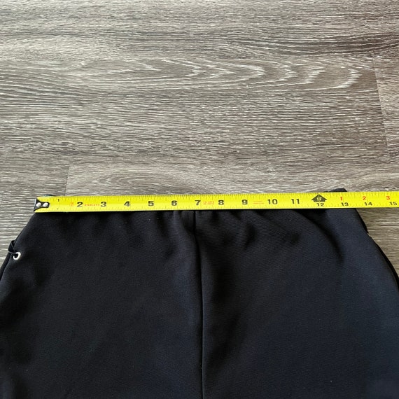 90s/Y2K Black Split Flare Pants - image 5