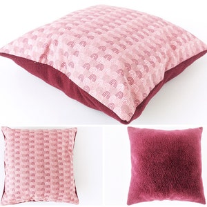 guinea pig bed hedgehog pillow fleece sofa pet cushion rainbows wine-red