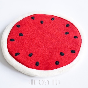 guinea pee pad fleece &quot;watermelon&quot; hedgehog small pet absorbent potty drip lap pad mat