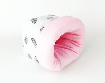 Cochon d’Inde Câlin Sac XXL Hide Câlin Cave Sac de couchage Grande Polaire Pipi Pad Hérisson Petits Animaux Rat rose