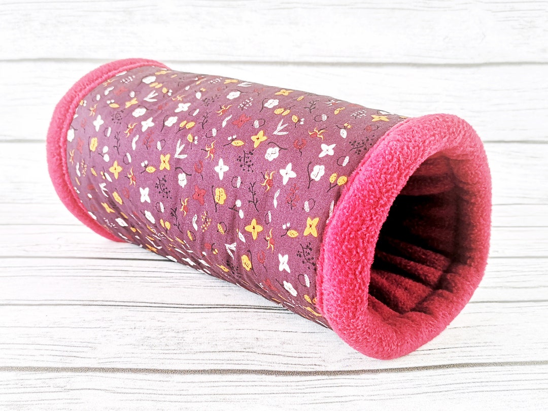 Hedgehog Tunnel, Guinea Pig Cuddle Tunnel, Hedgehog Tube, Cosy Fleece