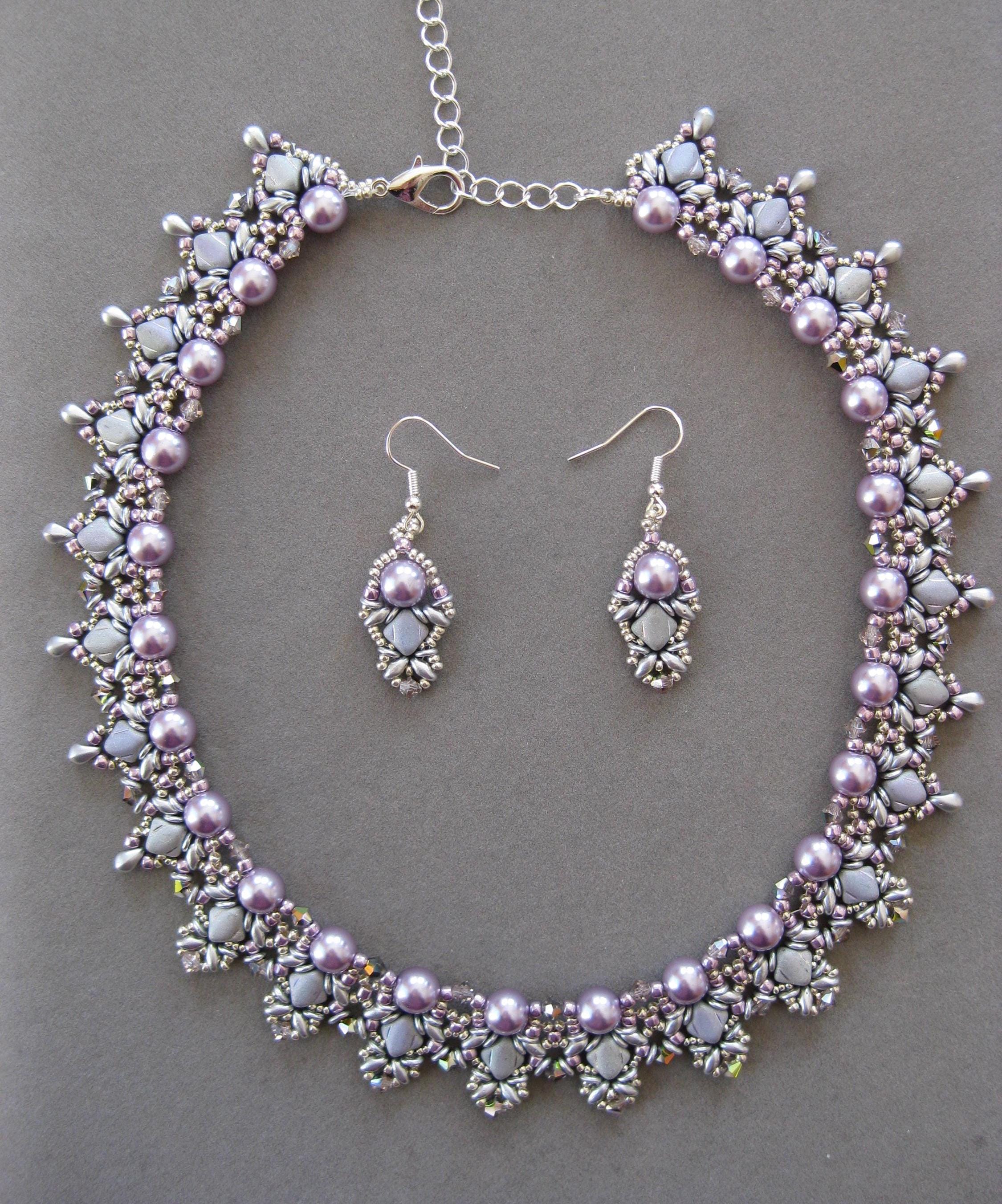 Delicate Jewellery Necklace And Earrings Gift Set
