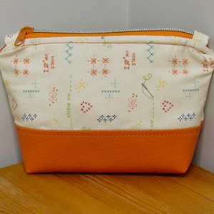 Small Perfect Project Pouches | Zipper Bag | Fabric Stash Novelty Print Makeup Pouch