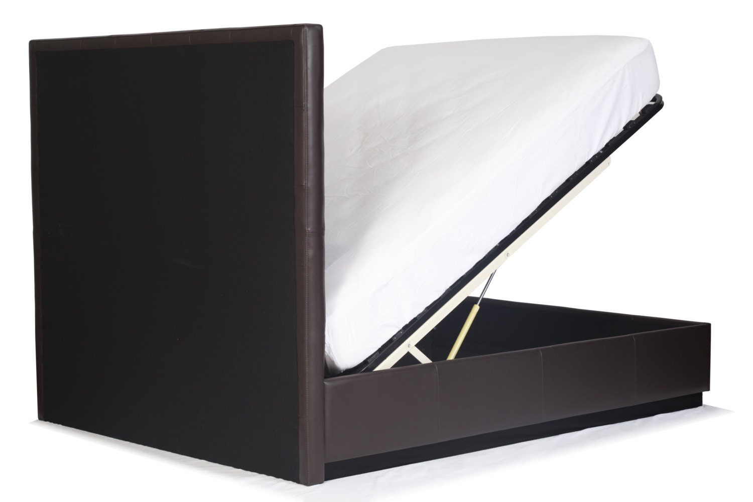 Queen Size Gas Lift Storage Bed with Diamond Tufting Genuine Etsy