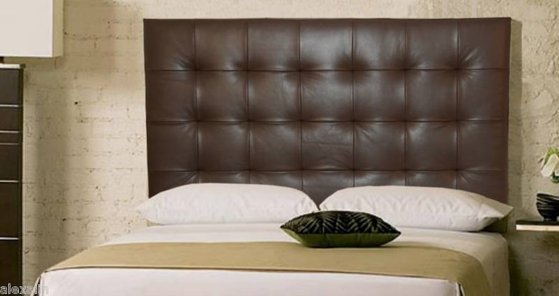 Wall Mounted Queen Size Extra Tall Headboard Upholstered In Image 0