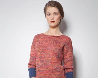 tunic Jumper Sweater, Pullover, Knitted Sweater, Woman Pullover, Gift for her, Women's Sweaters, sweater knit, sweater woman