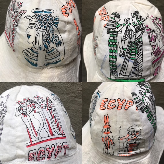 Egypt VTG 60s 70s souvenir dead-stock visor cotton