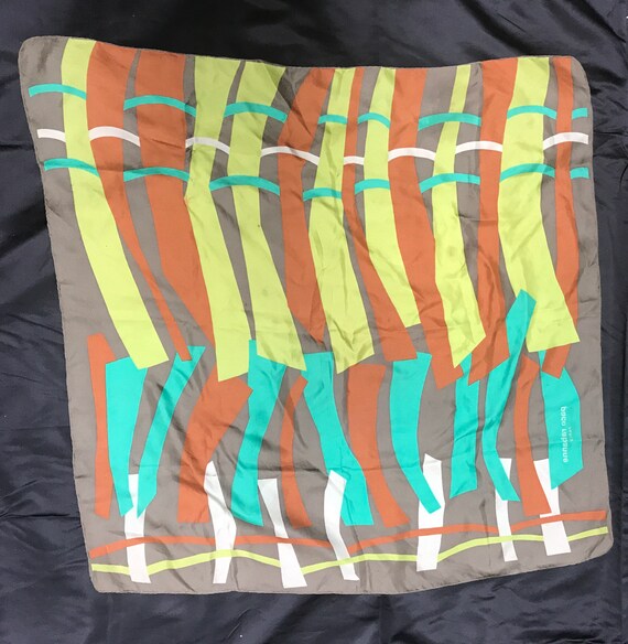 Paco Rabanne VTG 60s silk scarf - image 5