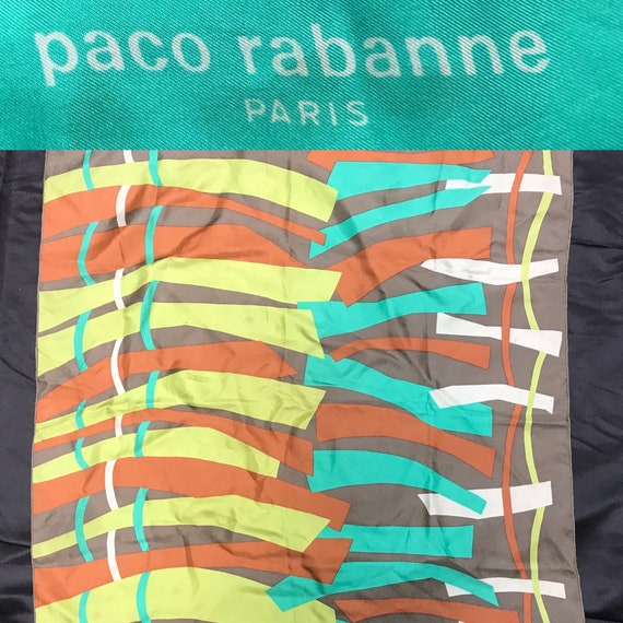 Paco Rabanne VTG 60s silk scarf - image 1