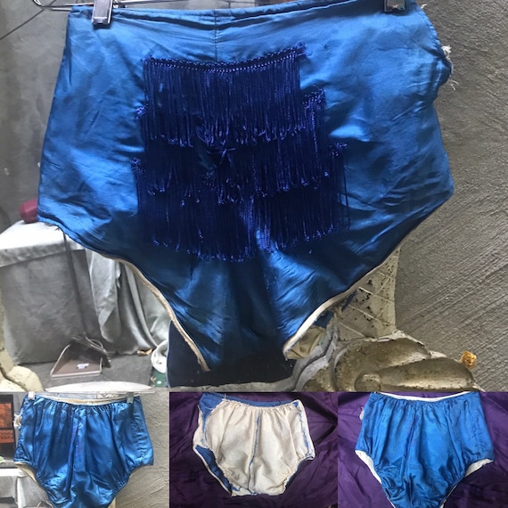 Vintage 50s Burlesque bloomer panties shorts