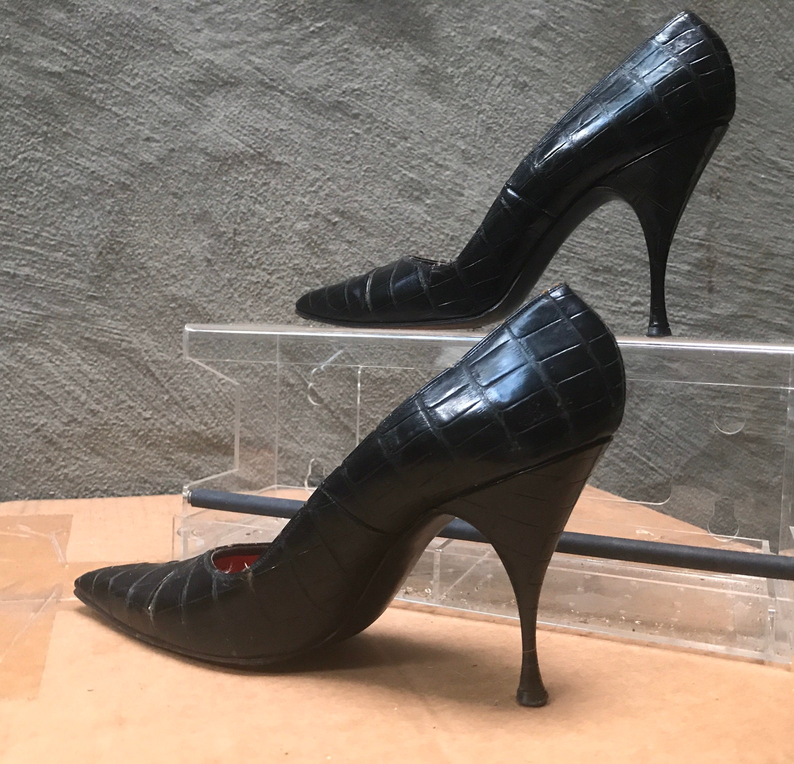 alligator stilettos