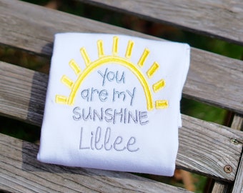 You are my sunshine birthday shirt first birthday shirt you are my sunshine party sun shirt sun shirt 1st birthday shirt yellow shirt