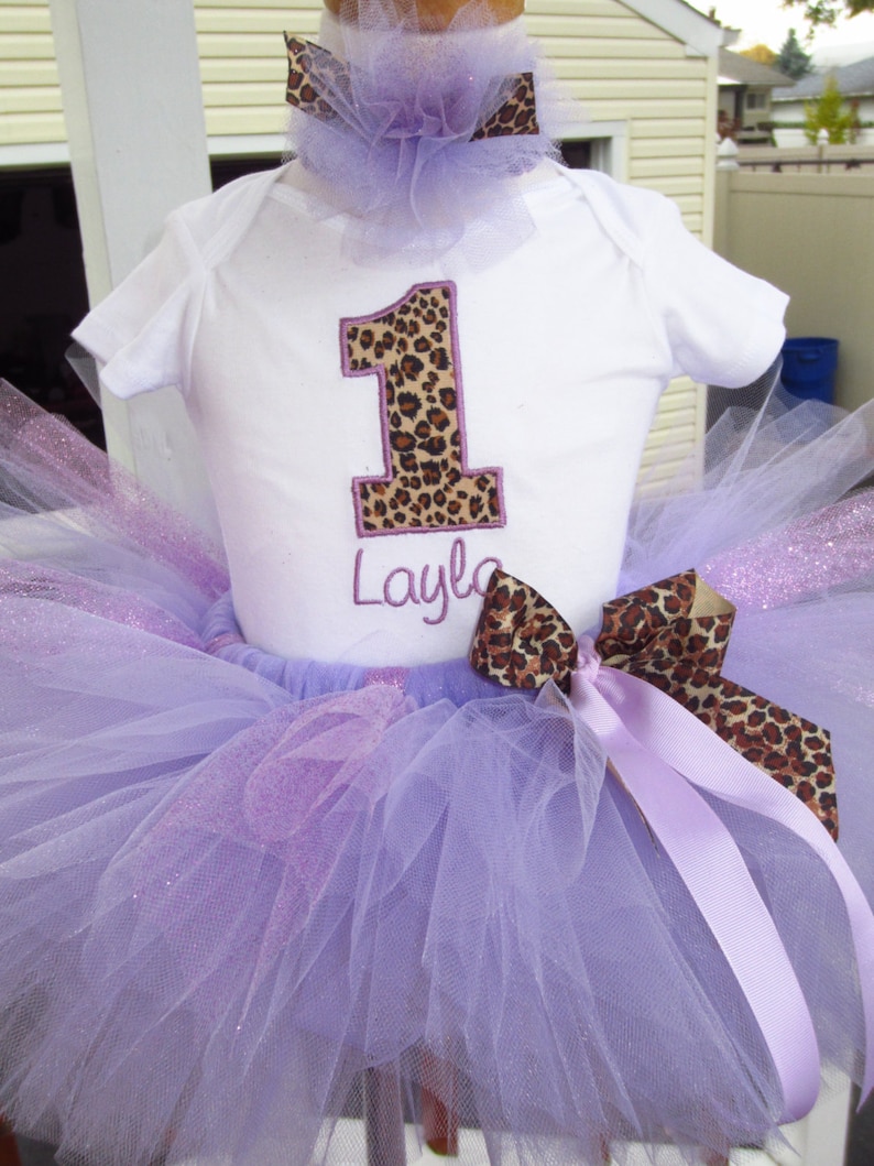 Lavender leopard print bodysuit tee