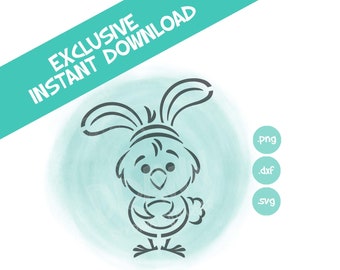 Gertie the Easter Chick- Easter- PYO Digital File- Instant Download- *Personal Use only NOT for Commercial Use as of 2020*-