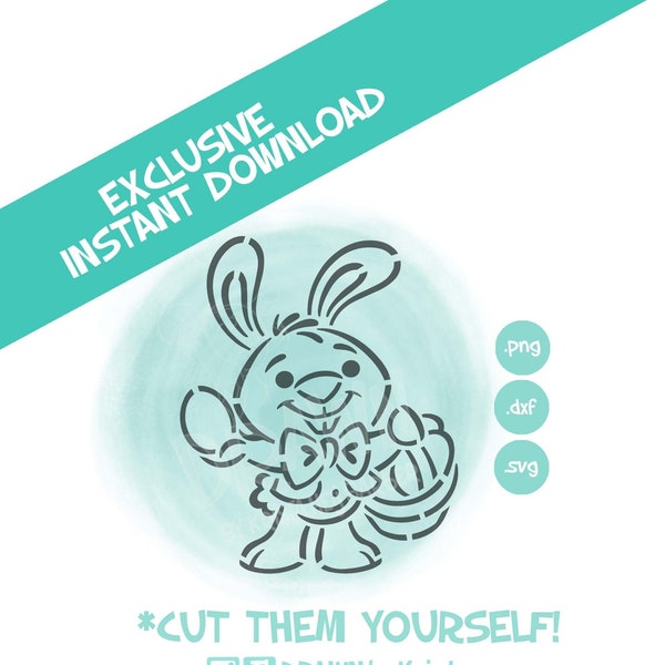 Proud Easter Bunny- Easter PYO Digital File- Instant Download- *Personal Use only NOT for Commercial Use as of 2020*-