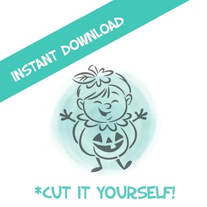 Instant Download *Personal Use only NOT for Commercial Use as of 2020*- Halloween Kid in Candy Corn Costume PYO Digital File Instant Download *Personal Use only NOT for Commercial Use as of 2020*- Halloween Kid in Candy Corn Costume PYO Digital File