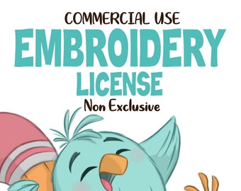 Commercial License for EMBROIDERY- Non Exclusive
