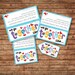 We Go Together Like... Printable Bag Topper Set, 3/4/5 Wide Plus Small Tag Includes PYO Version ...