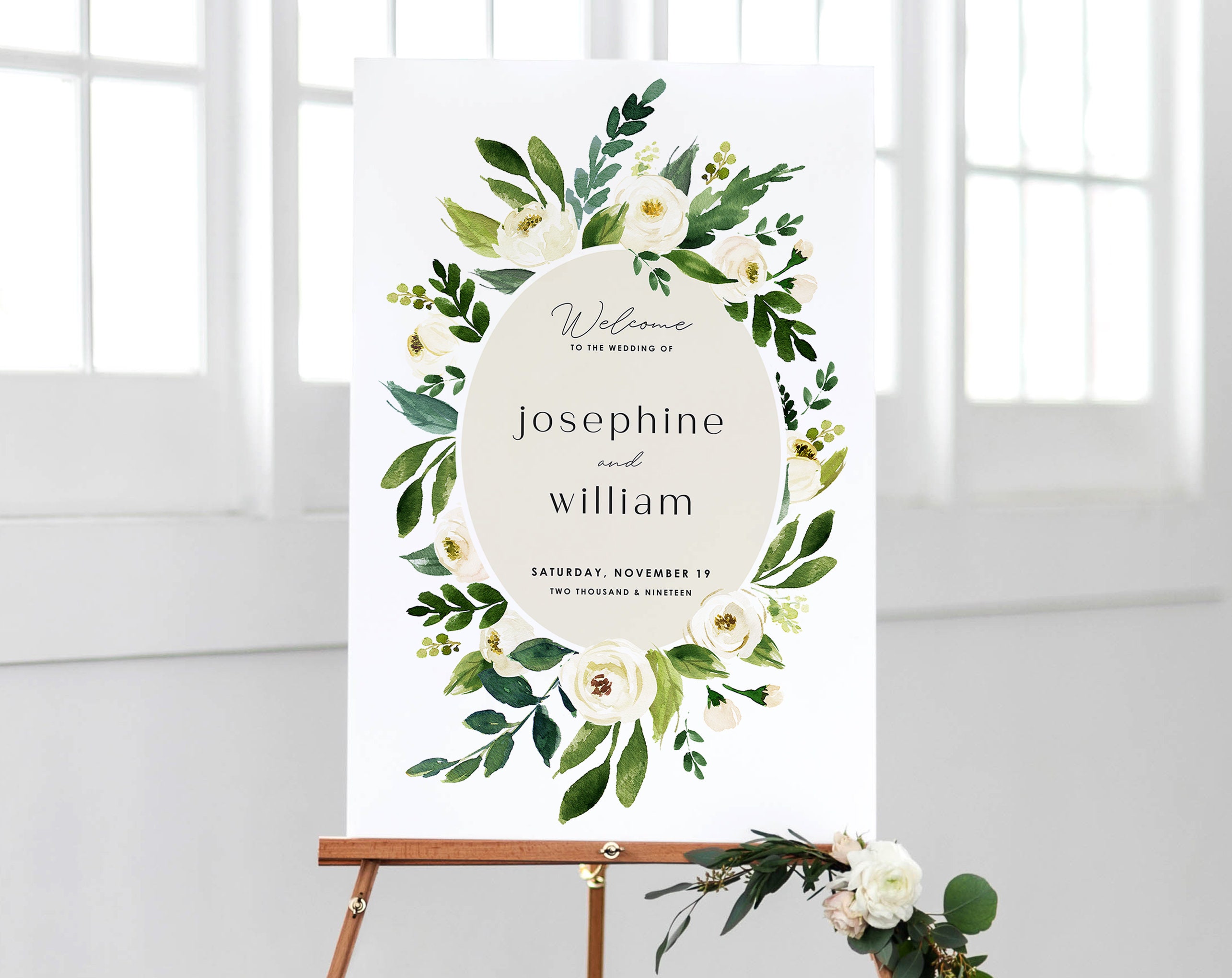 Welcome Sign Template Printable Wedding Welcome Signage Etsy