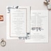 Printable Wedding Program Template Instant Download Order of - Etsy