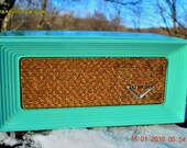 ROBINS Egg Blue Retro Jetsons 1958 Dumont Tube AM Radio Totally Restored