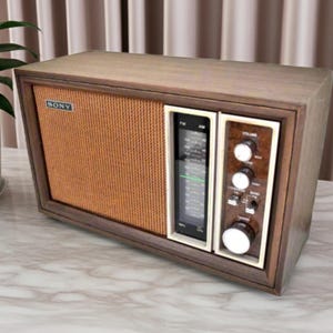 Sony retro radio - Etsy 日本