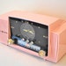 Princess Pink Mid Century 1959 General Electric Model 914D Vacuum Tube AM Clock Radio Beauty Sounds Fantastic Popular Model!