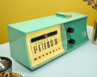 Sea Green 1957 Motorola AM Vacuum Tube Radio: Rare Model - Etsy