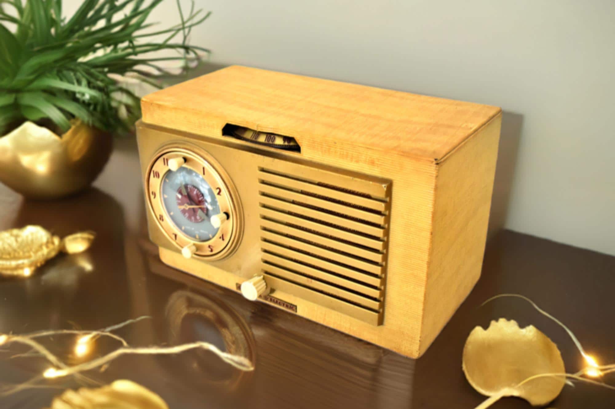 GENERAL ELECTRIC ラジオ時計　1950製MADE IN USA 60s Ge Clock Radio - Etsy