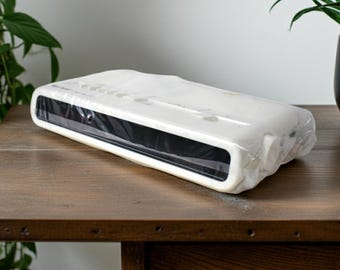 Polar White 1980s Sharp Model FX-C11 (W) AM FM Digital Alarm Clock Radio! New Old Stock! Original Box Factory Sealed!!