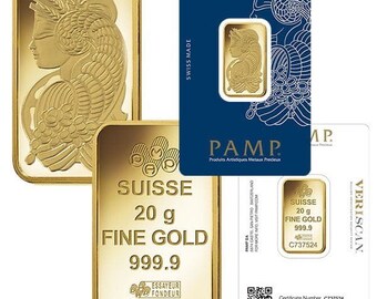 Pamp sealed Swiss gold bars 1 gram, 2,5 grams, 5 grams, 10 grams, all authentic with QR bar code to scan ship’s next day.