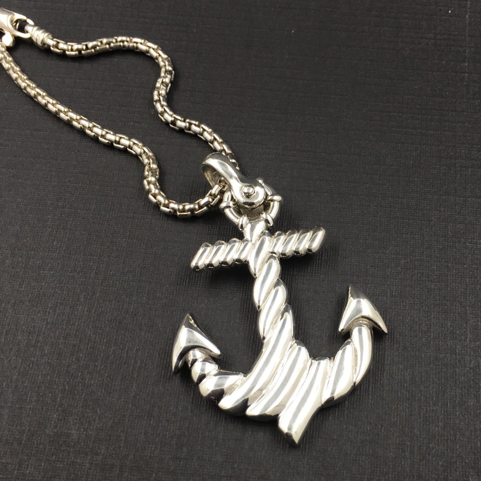 The Anchor by Sal Knight, 925 Solid Sterling Silver, Original Design by ...