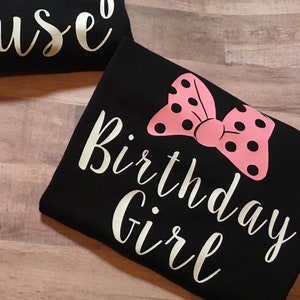 Mommy Mouse , Birthday girl , Minnie Mouse party, Birthday parties , matching shirts , mommy and me, Disney vacations ,