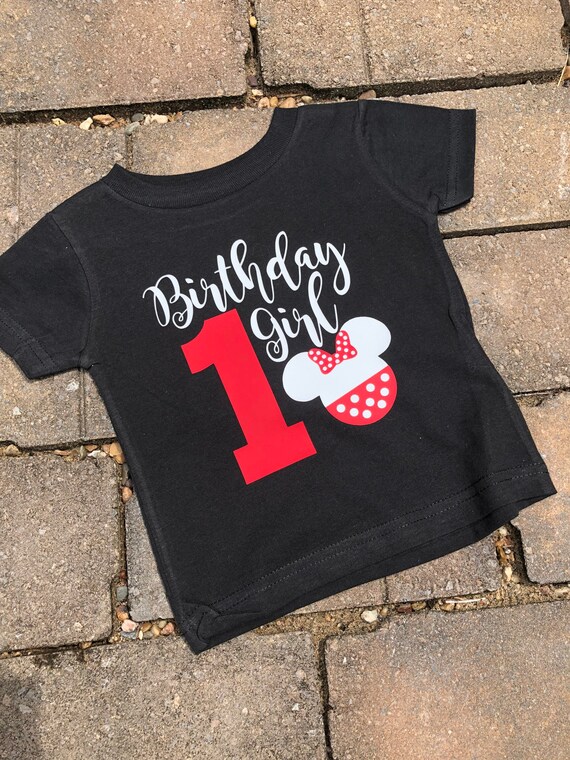 Birthday Girl, first birthday , Minnie Mouse party, Disney, Family matching shirts, baby girl, 1st Birthday, party, Disney vacation