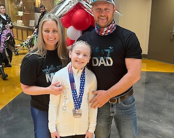 Gymnastics mom shirt, custom name, gymnastics shirt, custom gym, mom shirt, team spirit