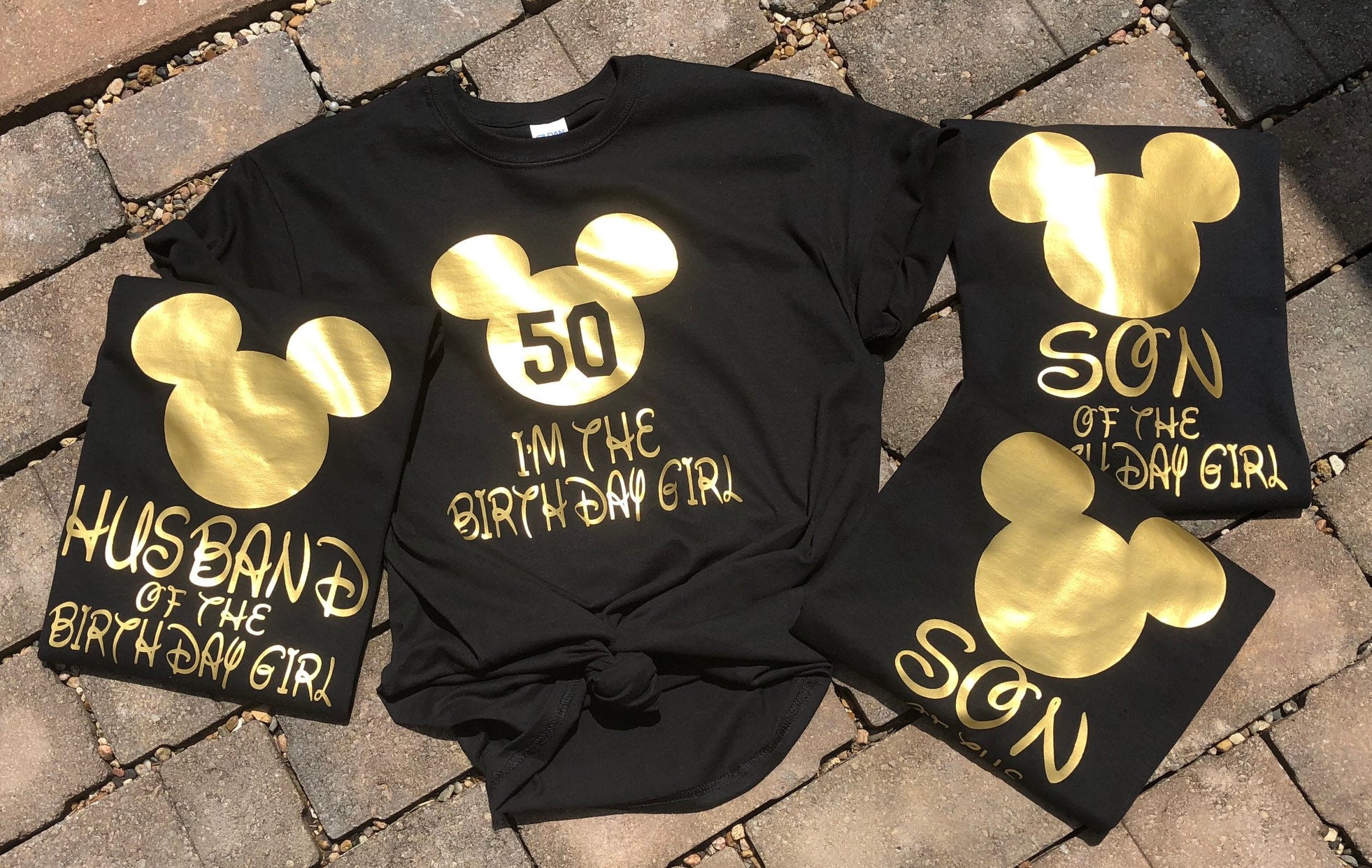 Im The Birthday Girl 50th Birthday Matching Shirts Disney Shirts